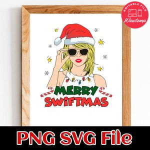 Sleigh girl sleigh SVG Customizable Instant Download