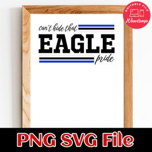 Can’t hide that Eagle pride PNG design template