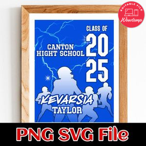 Class of 2025 Canton High School Customer Request PNG file template