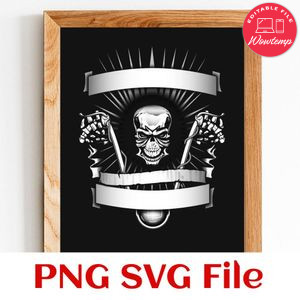Biker skeleton riding motorcycle Customer Request PNG file template