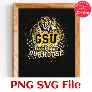 GSU Tiger Customer Request PNG file template