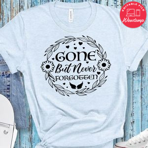 Gone but never forgotten PNG file template