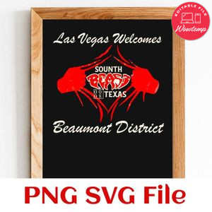 Las Vegas Welcomes PNG file template
