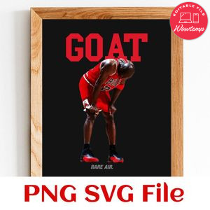 Goat Micheal Jordan Customer Request PNG file template
