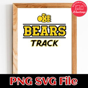 Bear track Customer Request PNG file template