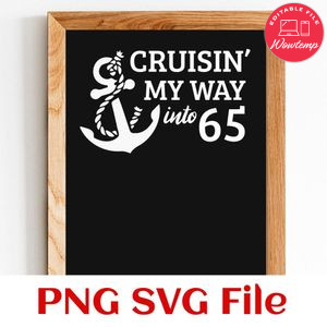 Cruisin' my way into 65 PNG SVG design template