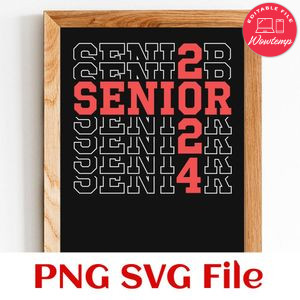 Senior 2024 Customer Request PNG file template