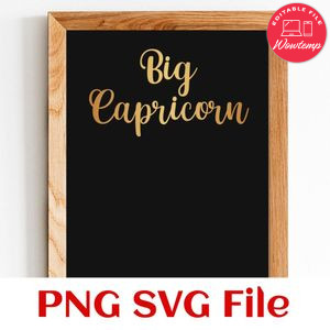 Big Capricorn 2 Customer Request PNG file template