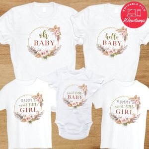 Sweet little girl baby shower Customer Request PNG file template