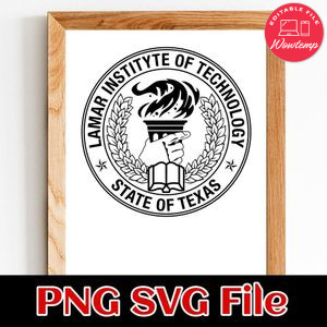 Lamar instityte of technology PNG SVG design template