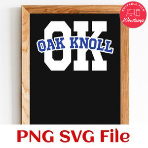 OK oak knoll SVG PNG design template