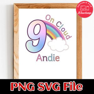 On cloud Customer Request PNG file template