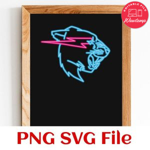 Beast neon Customer Request PNG file template