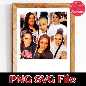 Latto Photo Collage Customer Request PNG file template