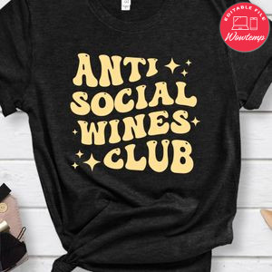 Anti social Wines Club Shirt