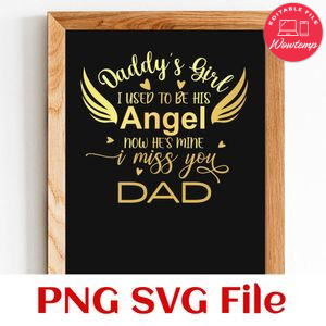 I Used To Be His Angel Now He's Mine Customer Request PNG file template