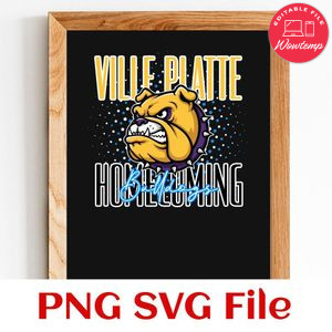 Ville Platte homecoming bulldogs Customer Request PNG file template