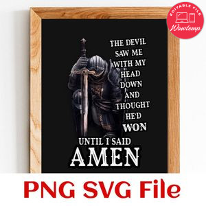 Karna forsaken warrior PNG SVG design template