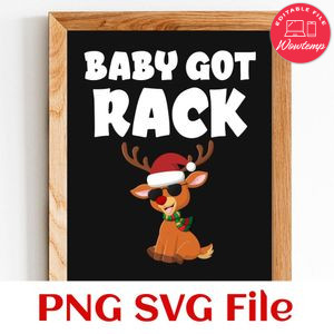 Baby got rack PNG SVG file template