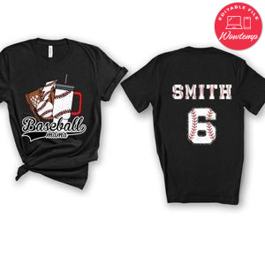 Baseball mama Customer Request PNG file template