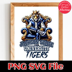 Jackson State University Tigers Customer Request PNG file template