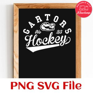 Gators Hockey Team SVG Customizable