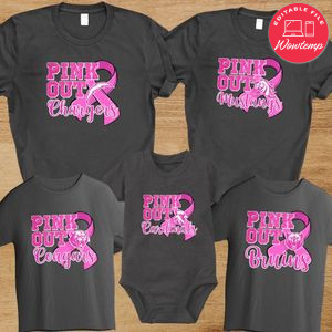 Pink out Custom mascot Customer Request PNG file template