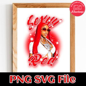 Sexyy Red Customer Request PNG file template