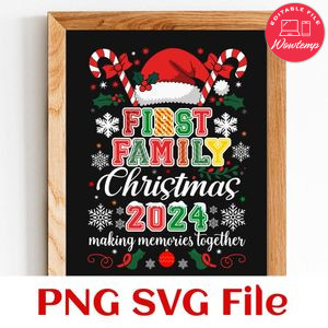 Family Christmas Customer Request PNG file template