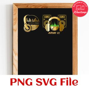 Dj headphone Customer Request PNG file template