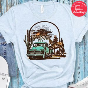 Heart Like A Truck Cowboy Shirt