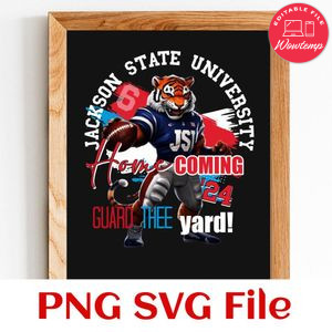 Jackson state university tiger home coming Customer Request PNG file template