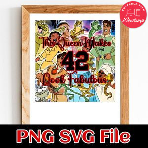 Kuss den Frosch Customer Request PNG file template