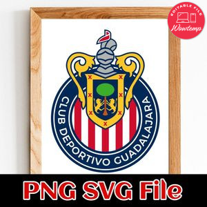 Chivas Soccer PNG SVG design template