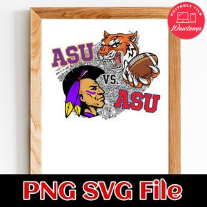 Asu vs Jsu PNG file template