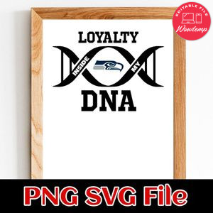 Loyalty Seattle Seahawks PNG SVG file template