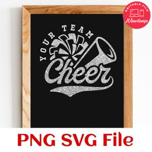 Custom Your Team Cheer Customer Request PNG file template