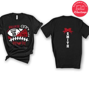 Bulldogs custom name PNG design template