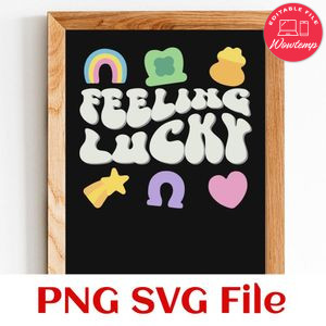 Feeling lucky Customer Request PNG file template