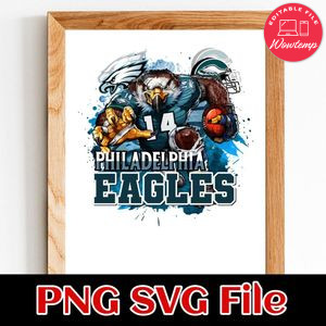 Custom Number Philadelphia Eagles Customer Request PNG file template
