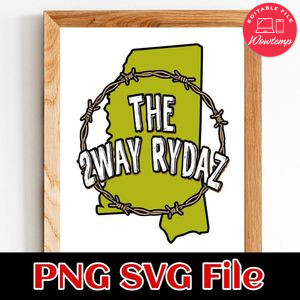 The 2Way Rydaz Customer Request PNG file template