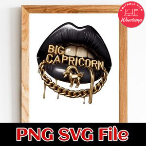 Big Capricorn Customer Request PNG file template
