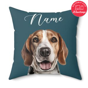 Pet Pillow Cushion Customizable Template Instant Download