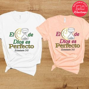 El de Dios es perfecto eclesiaste 3:11 Customer Request PNG file template
