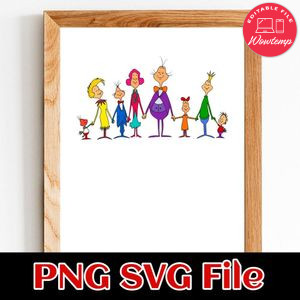Whoville Whos PNG file template