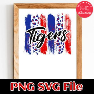 Tigers PNG design template