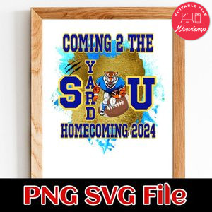 Home coming TSU Tigers Customer Request PNG file template